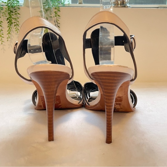 COACH 'Izzy' Heels Ivory Size 9.5 - Picture 4 of 10